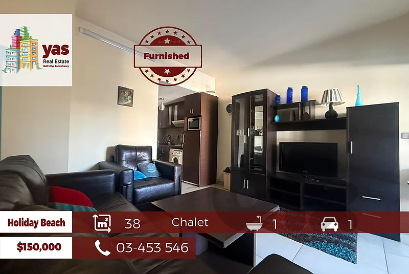 Holiday Beach 38m2 | Furnished Chalet | Excellent Condition | TYT |