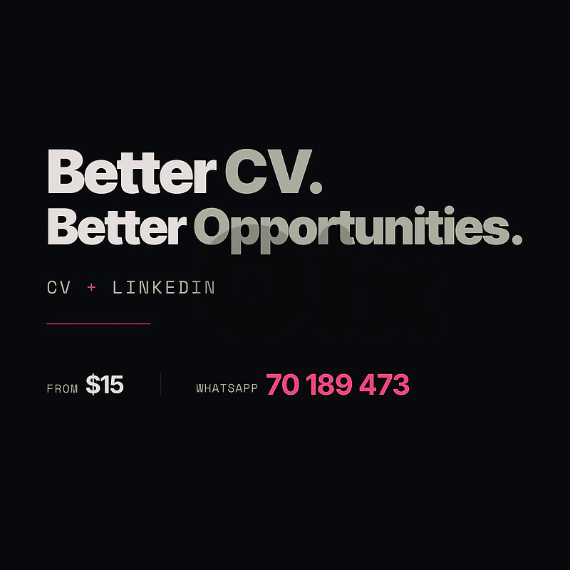 CV Writing & LinkedIn Profile Improvement