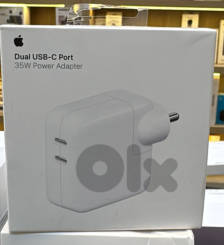 Apple 35w dual usb-c port adapter MNWP3 2pin