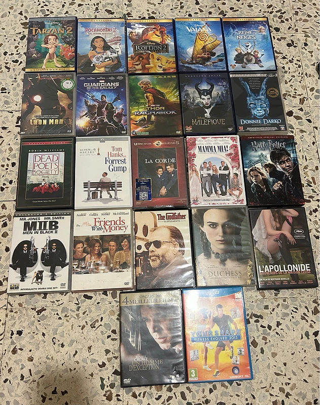 Original Dvd movies and series (Sealed and used)