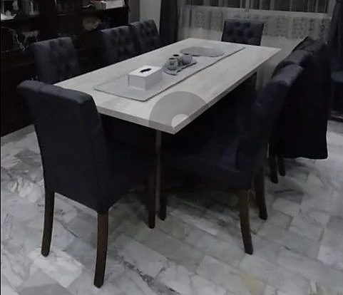dining room tables and 8 chairs