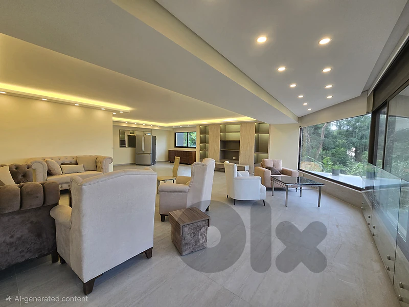 Modern 260 sqm Apartment for Rent in Mtayleb – Panoramic Sea View