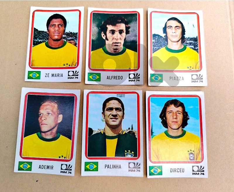 Panini München 74 World Cup 1974 Brazil Lot Panini München 74 World Cup 1974 Brazil Lot
