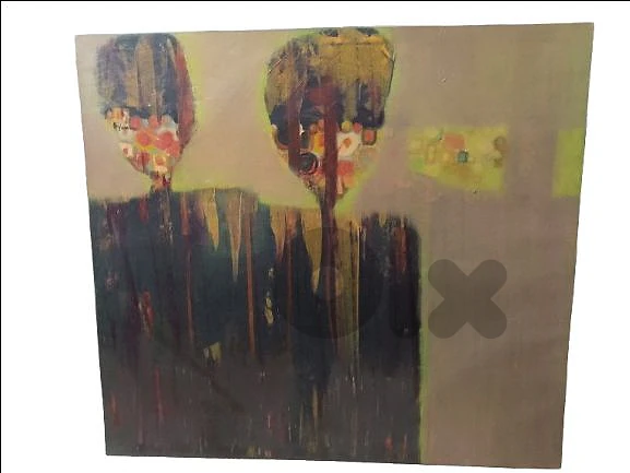 Large Original Abstract Oil Painting "Unspoken Harmony" - 100 x 110 cm