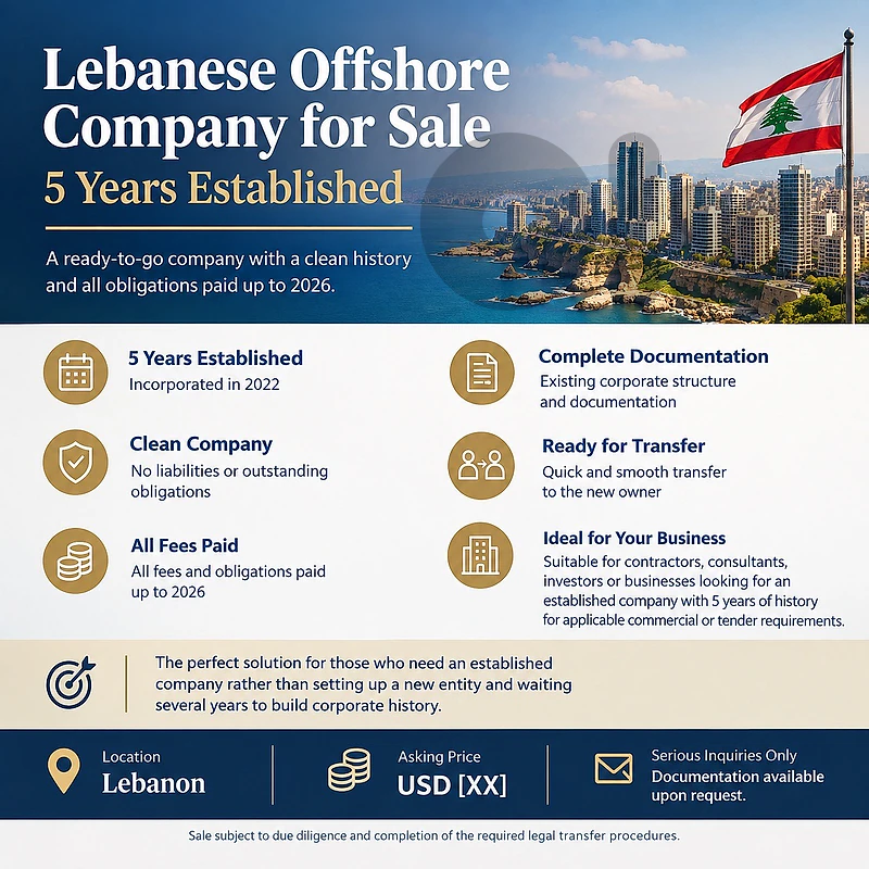 offshore company for sale
