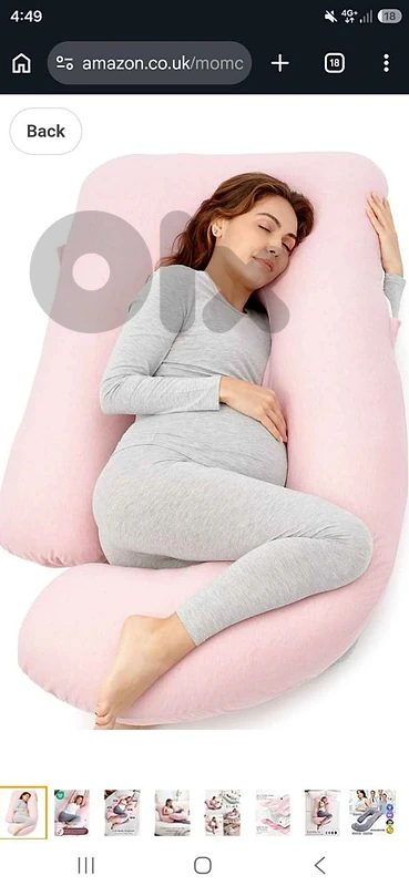 Soft Pink Pregnancy Pillow