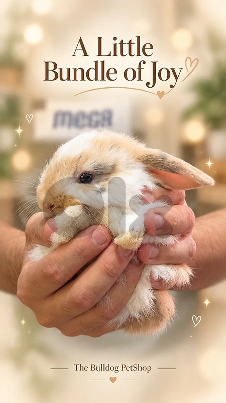 🐰 Mini Lop Rabbit – Sweet & Adorable ارنب
