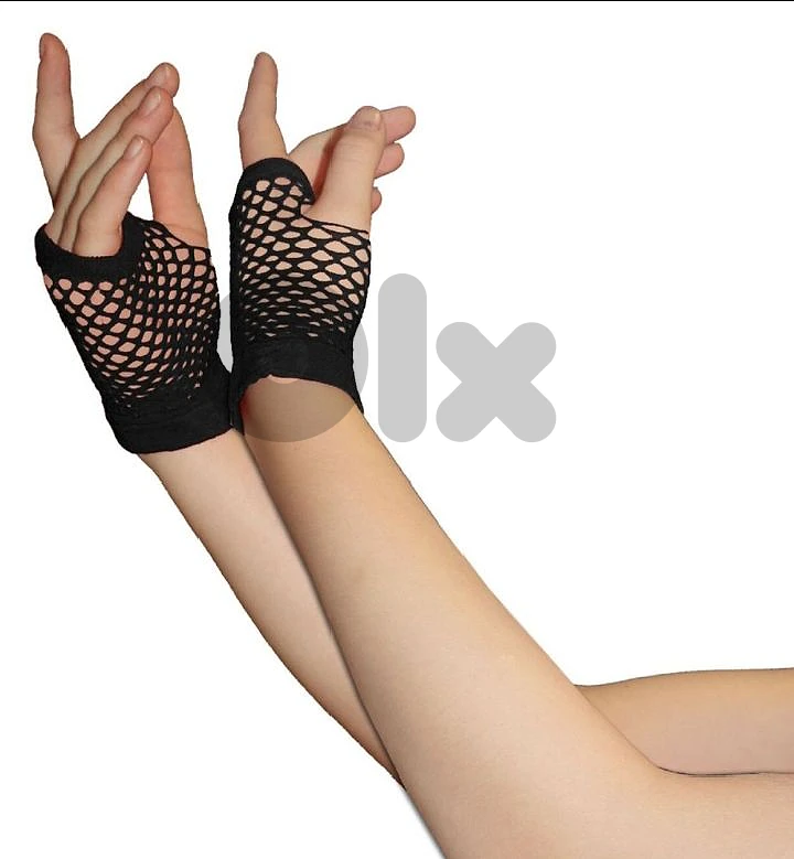 party fishnet fingerless gloves
