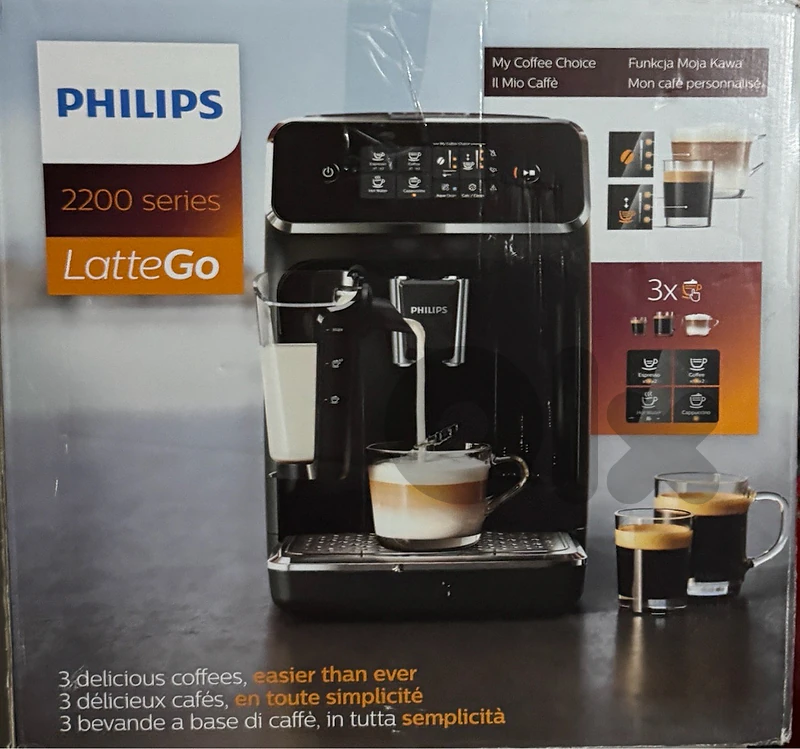 Philips Espresso Machine 2200 Series Fully Automatic with LatteGo