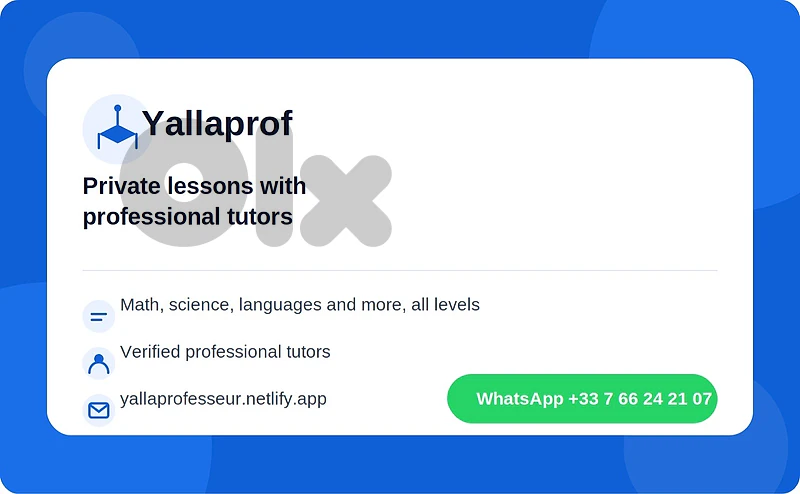 profesionnal tutors for all the subjects profesionnal tutors for all the subjects
