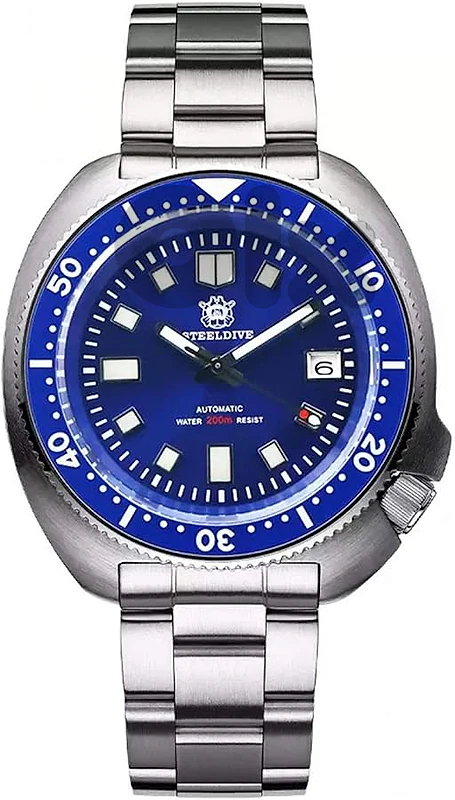 steel dive automatic watch (seiko nh35)
