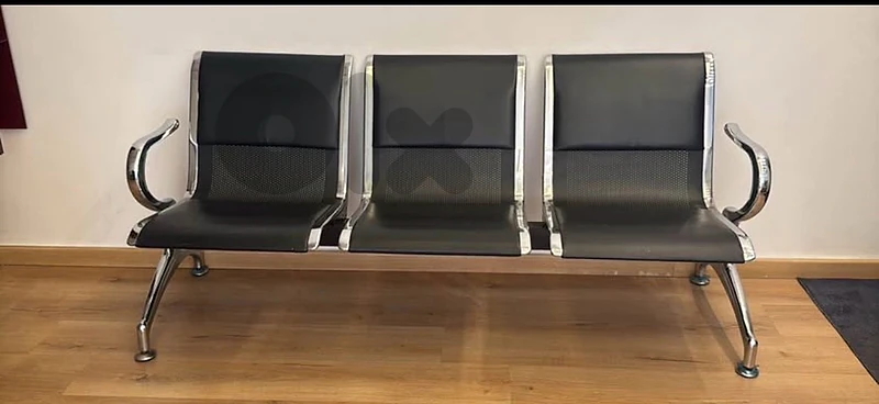 reception 3 seat chair