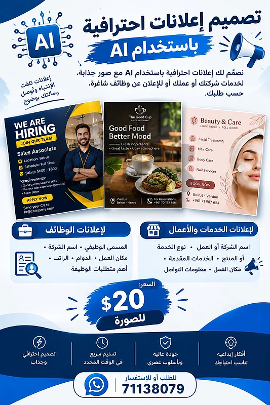 Professional AI Advertising Design