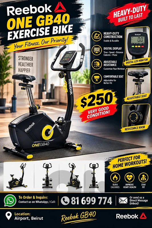 rebook GB40 bike heavy duty