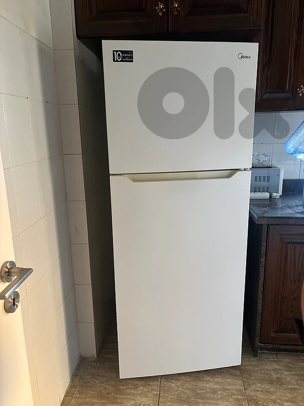 Midea Refrigerator – Brand New – White Double Door