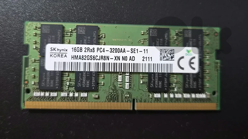 Hynix 16GB SODIMM DDR4 RAM 3200Hz