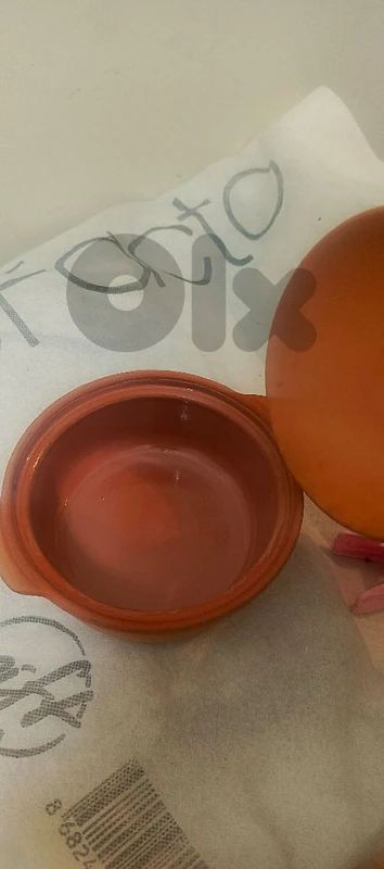 Orange  Ceramic Clay bowl