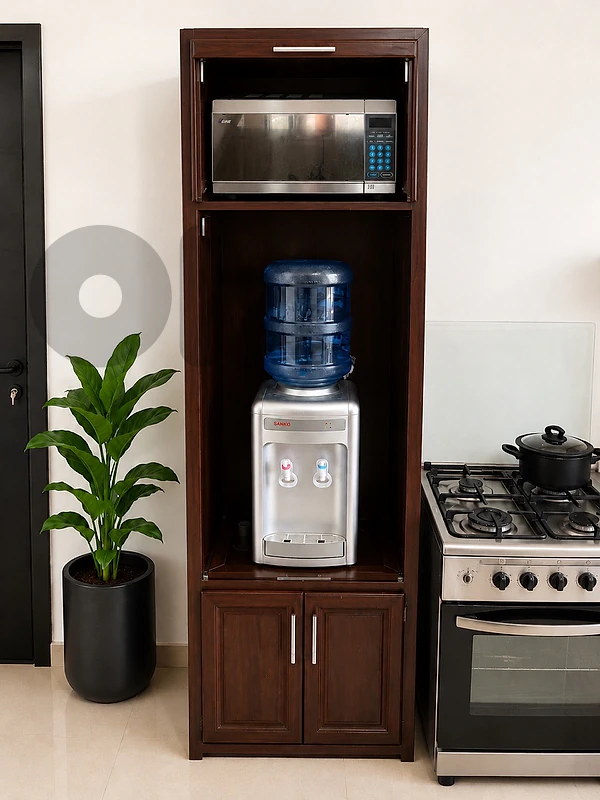 براد ماي water cooler مع الخزانة مع مايكرويف