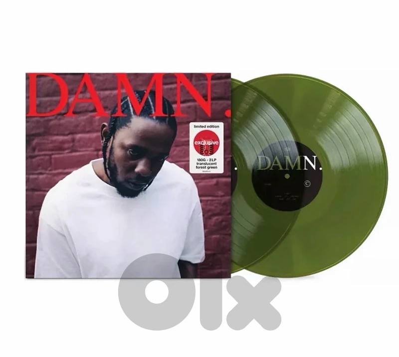 damn kendrick lamar vinyl 2lp green
