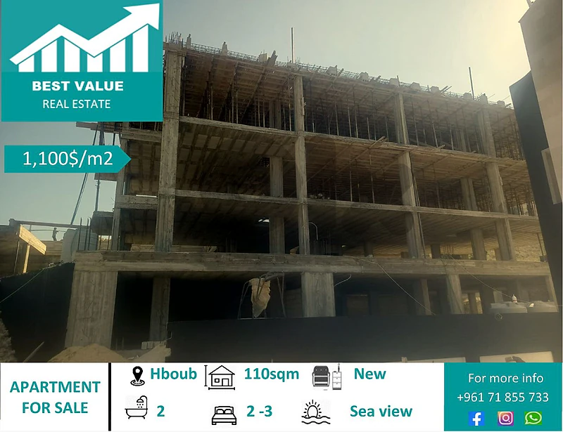 Under construction apartments for sale in Hboub