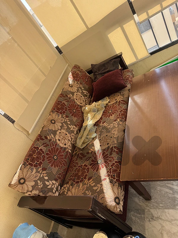 sofa couche and table