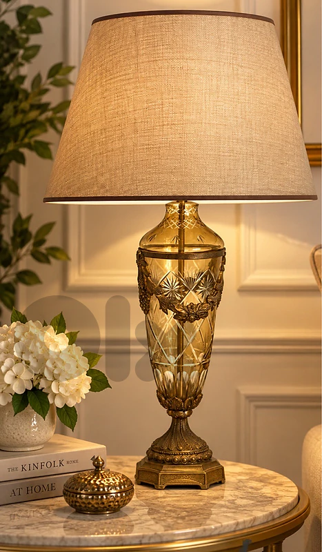 two-piece table lamp set