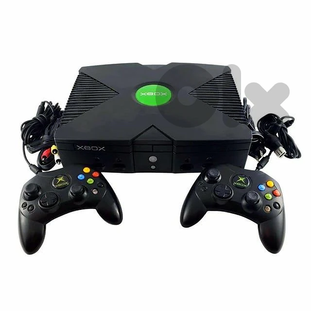 2 Original Xbox Controllers (Joysticks) – Like New Condition