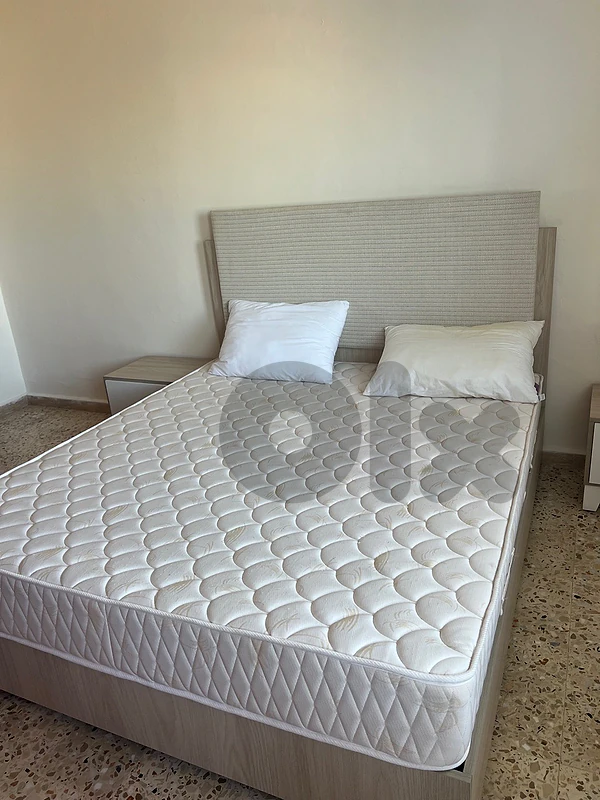Double Bed + Mattress + 2 Bedside Tables – Excellent Condition