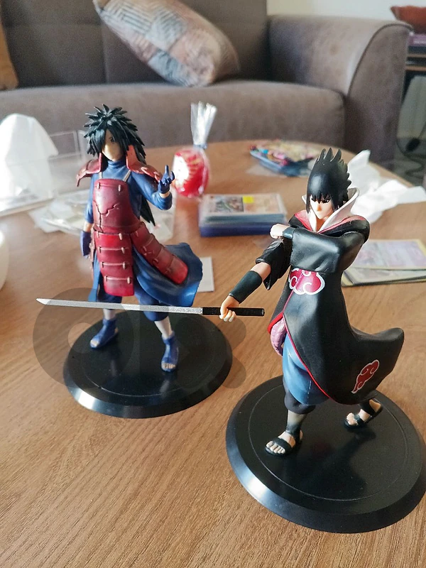Sasuke and Madara Uchiha figures