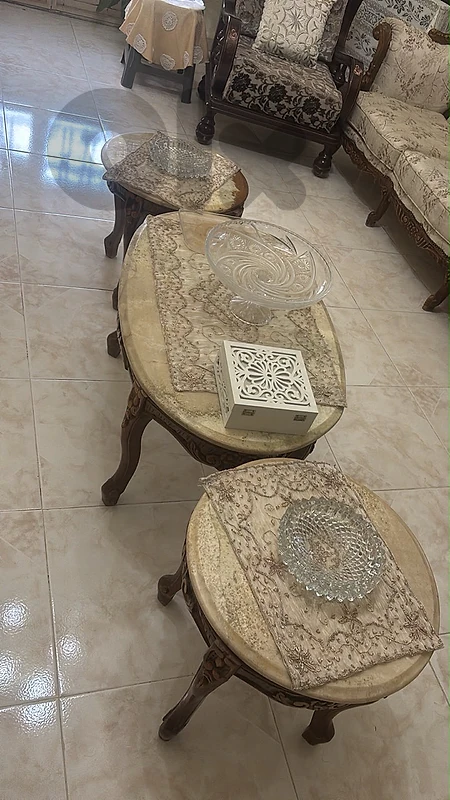 صالون خشب زين living room