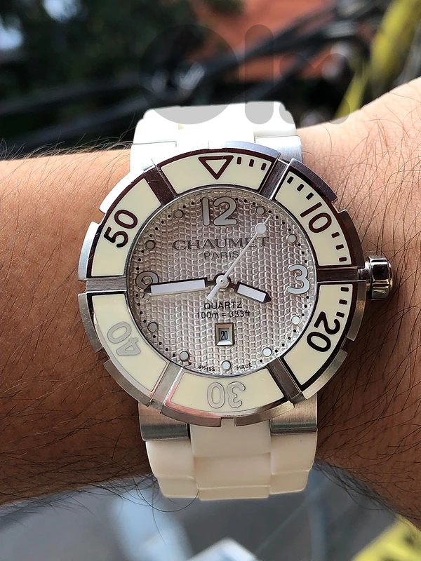 CHAUMET PARIS WATCH SWISS MADE QUARTZ 38MM like new
