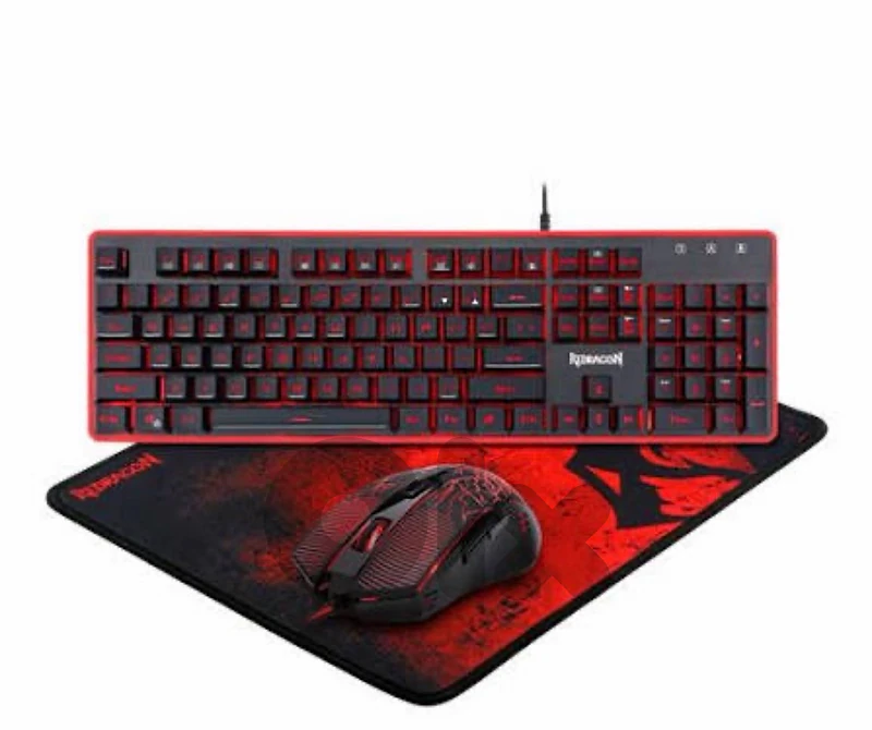 redragon keyboarad mouse mousepad set