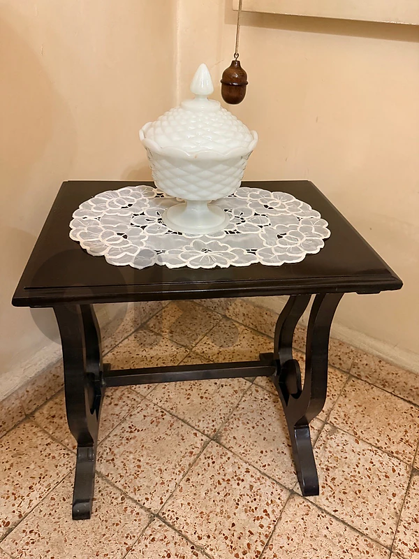 wooden tables