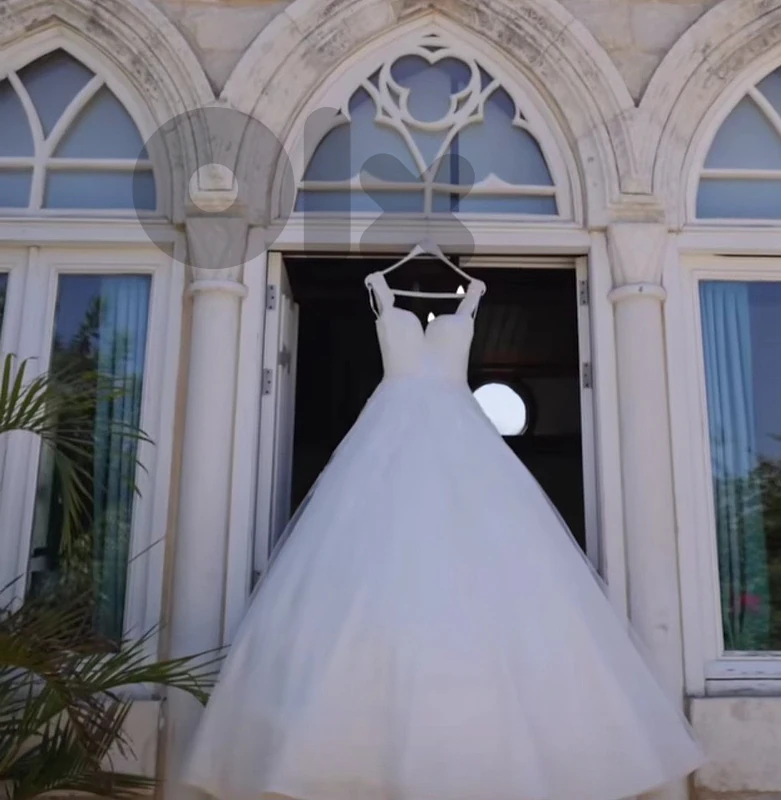 SPOSA Wedding Dress S–M – Elegant Bridal Gown, Worn Once, Like New!