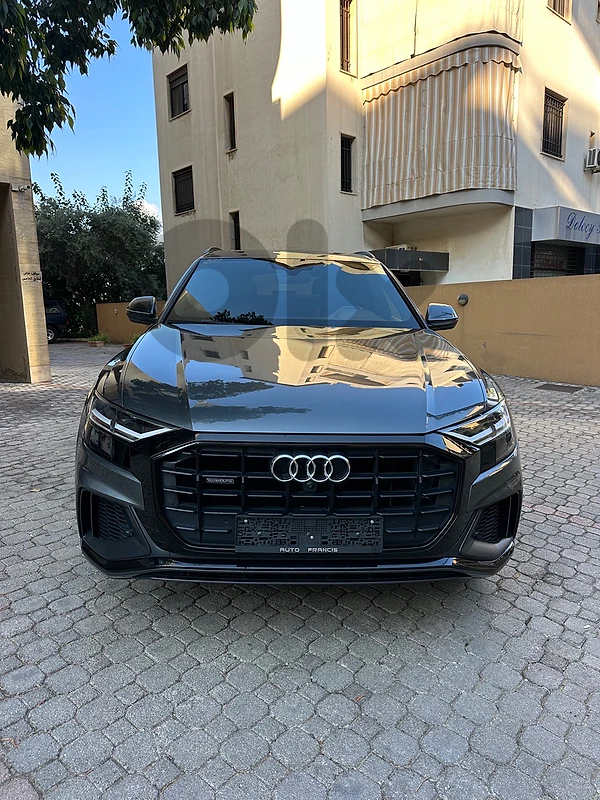 Audi Q8 S-line Year One 2019 gray on black (clean carfax)