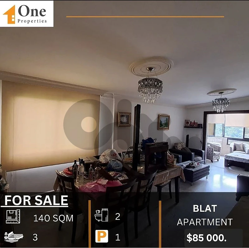 APARTMENT FOR SALE IN BLAT JBEIL