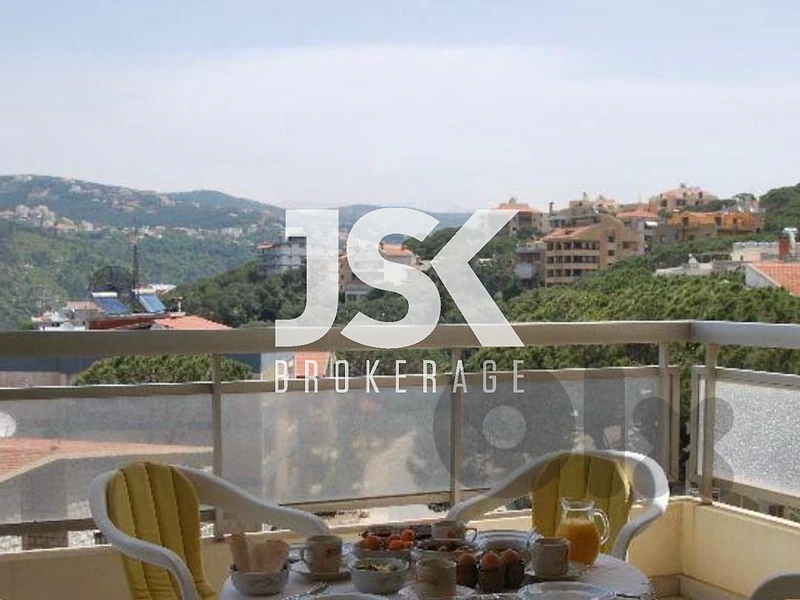 L22708 Nice Apartment with Mountain View For Rent in Mar Chaaya