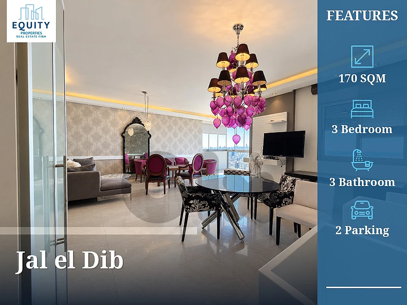 Furnished 170 SQM Apartment For Rent In Jal el Dib #MZ30496