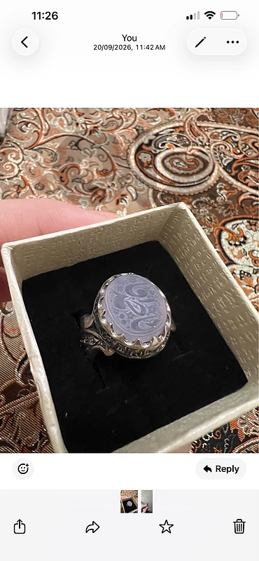 خاتم فضة عيار 925