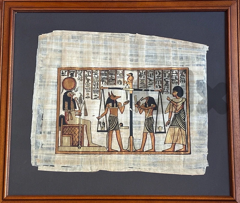 Egyptian Papyrus: Weighing of the Heart