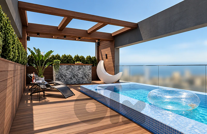 FULL SEA VIEW TRIPLEX IN SAIFI | PRIVATE GYM & POOL | 620SQ | ACHR-112
