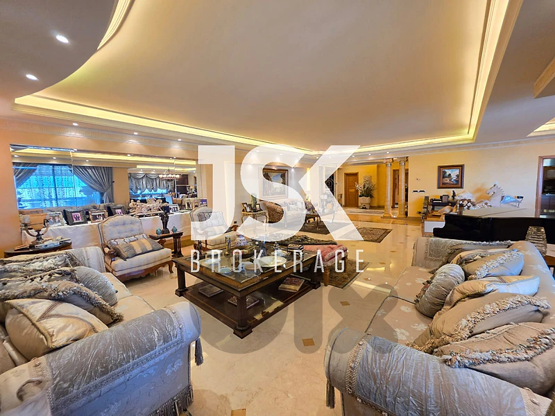 L22732 Furnished Apartment With Exceptional View For Rent in Baabda