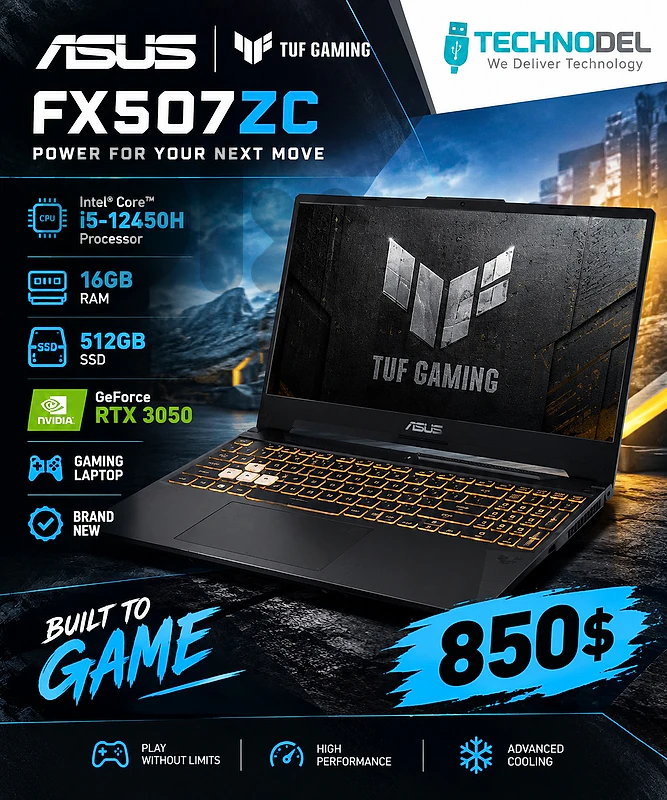 ASUS TUF Gaming  RTX3050 Laptop