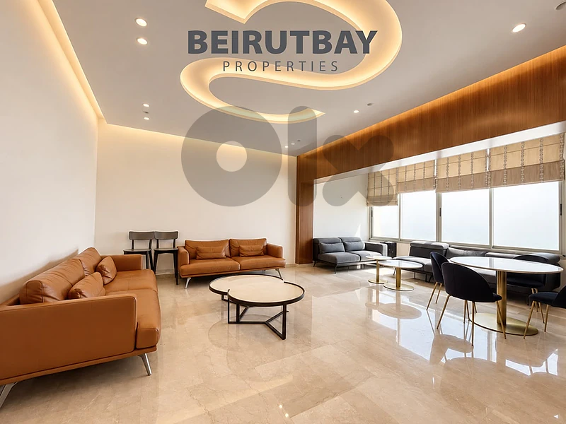For Rent in Achrafieh | 180 sqm | 2 Master Bedrooms | Pool, Gym & View
