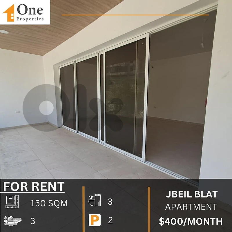 APARTMENT FOR RENT IN BLAT JBEIL
