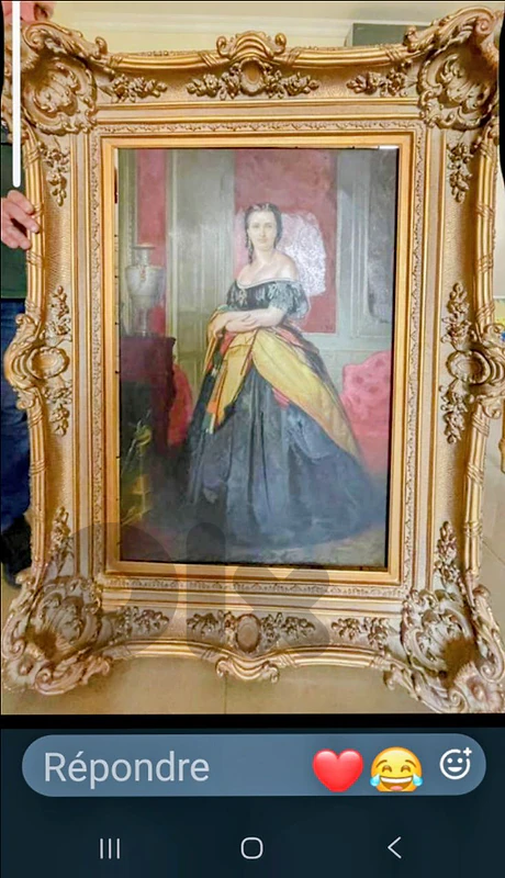 Large oil painting