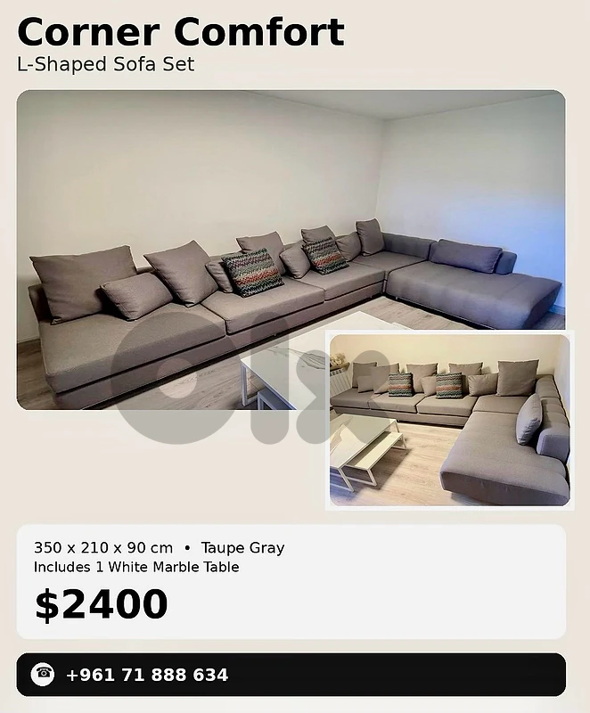 Corner Sofa Comfort