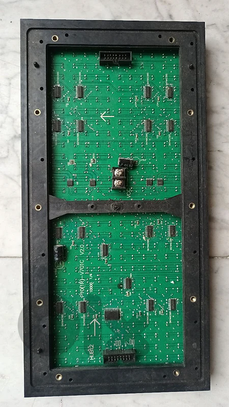 Led panel P10, Red color