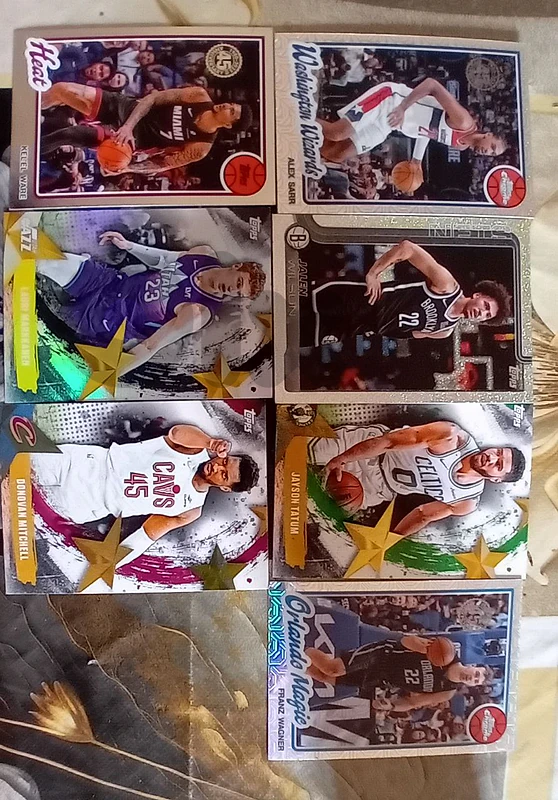 مجموعة مميزة من كروت نجوم كرة السلة (NBA Topps) للبيع 🏀