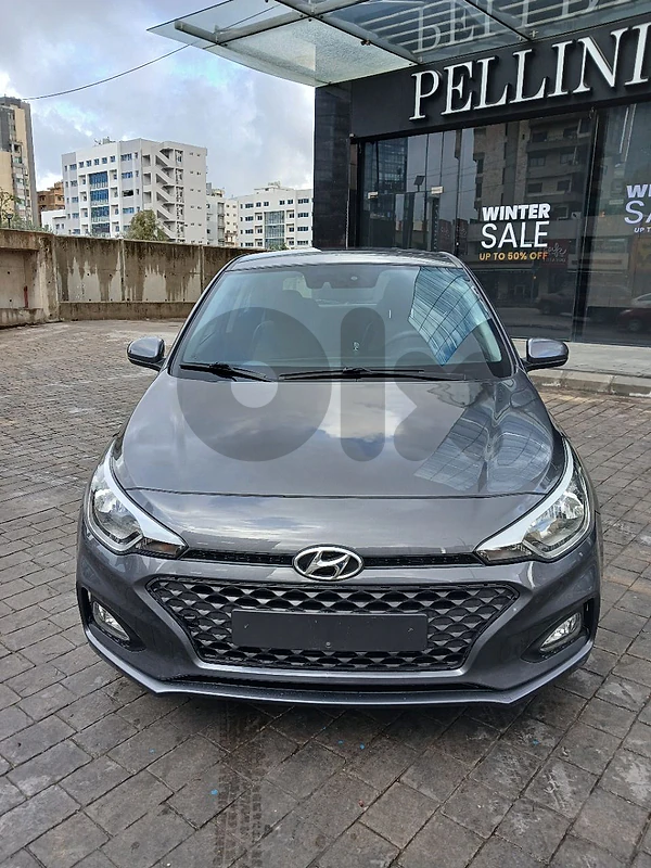 HYUNDAI I 20 MODEL 2019 GREY IN BLACK COMPANY SOURCE